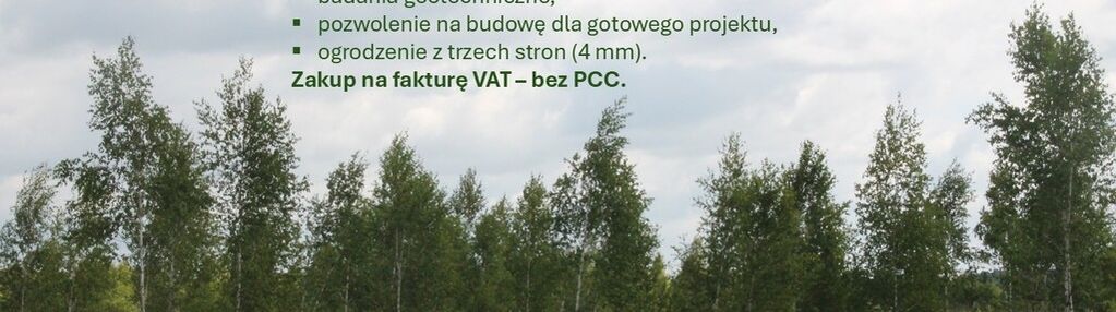 Działki budowlane z mediami koło pomiechówka