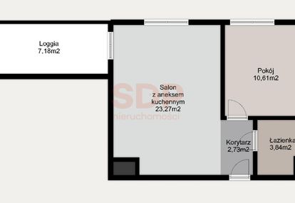 2 pokoje/loggia/przy terenach zielonych
