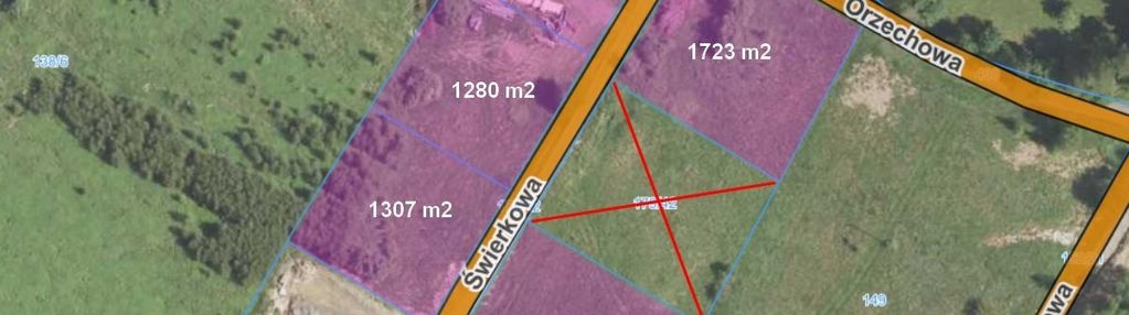 Działki budowlane, ul. świerkowa wojcieszyce