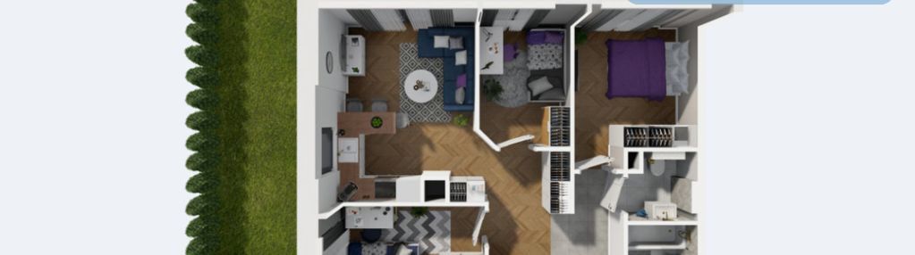 Ursus 4 pok + ogród /skm /metro karolin inwestycja