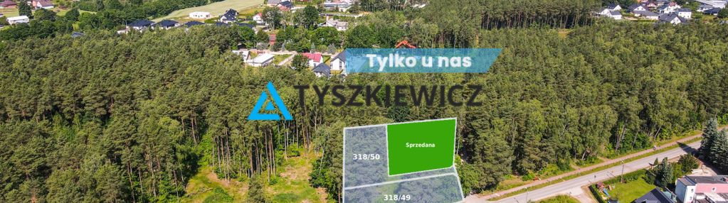 Działka mieszkaniowa z własnym lasem chwaszczyno