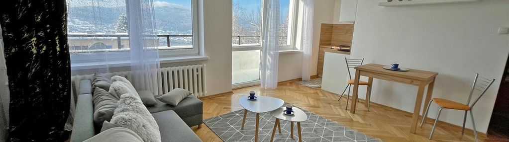 1-pokojowe z widokiem na góry w środku lasu!