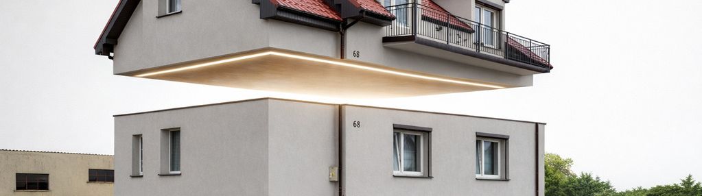 Dom z dwoma mieszkaniami i dużą działką