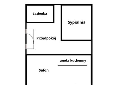 Stylowe dwa pokoje po remoncie, super pod wynajem