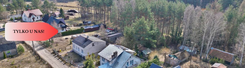Tylko u nas! przestronny dom+działka rekreacyjna.