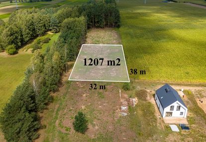 *działka z wydanymi wz* pomigacze*1207 m2*media