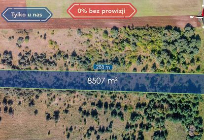 Duża działka budowlana przymiłowice 8507 m2