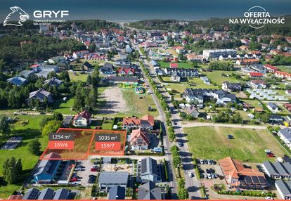 2 działki|rowy, ul. wkingów|650m od morza|mpzp