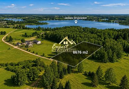 Duża działka przy jeziorze stryjewskim 6676 m²