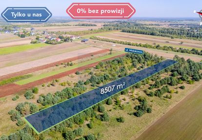 Duża działka budowlana przymiłowice 8507 m2