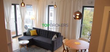 Eleganckie dwa pokoje przy stadionie narodowym