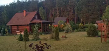 Dom z bala duża działka blisko jeziora Zagłębocze