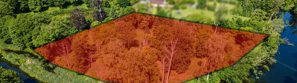 Wyjątkowa działka budowalna w zakolu rzeki.