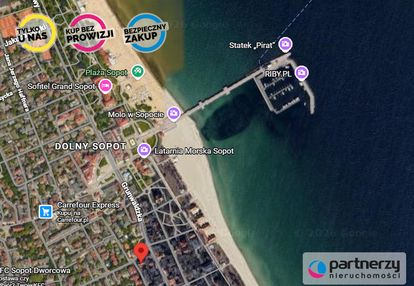 Sopot dolny 300m od  plaży,   3 pok. do remontu