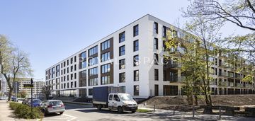 Studio w inwestycji belg | widok na zieleń