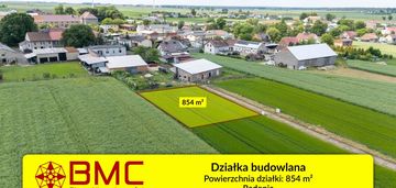 Działka budowlana 854m2