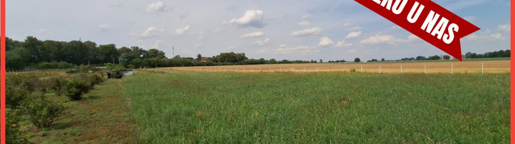 Duża działka w lipce, ogrodzona, media, inwestycja