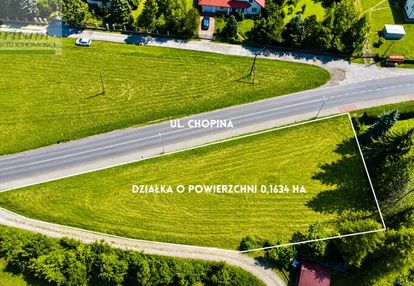 Działka przy chopina- 100 m od parku dębina