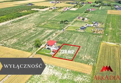 Działka budowlana 739 m² zarzeczewo, gm. fabianki