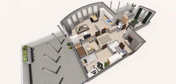 Mieszkanie + tarasy 71 m2