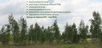 Działki budowlane z mediami koło pomiechówka