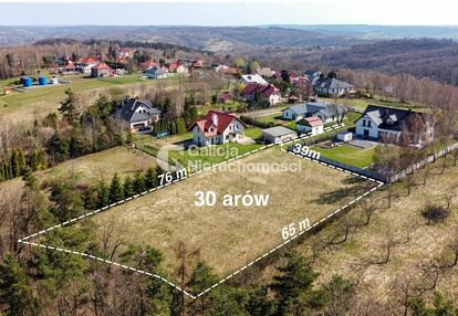 Działka na terenach widokowych przy lesie