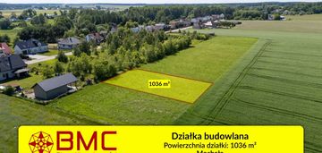 Działka budowlana 1036m2 mochała