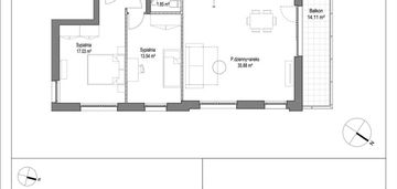 Apartament premium z balkonem, gdańsk zaspa