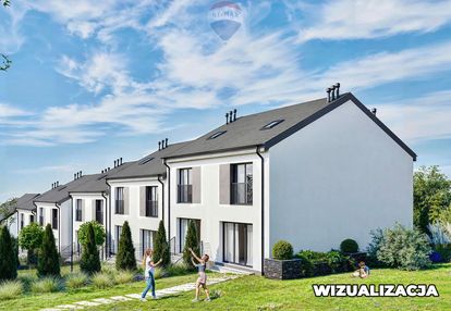 Sześć 2-kondygnacyjnych lokali, każdy z ogródkiem