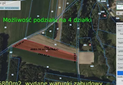 Działka na sprzedaż 6800m2