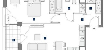 Bez prowizji / 2 pokoje / aleja 29 listopada