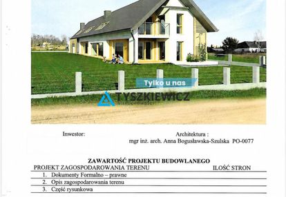Uzbrojona działka 1023 m² | projekt domu w cenie