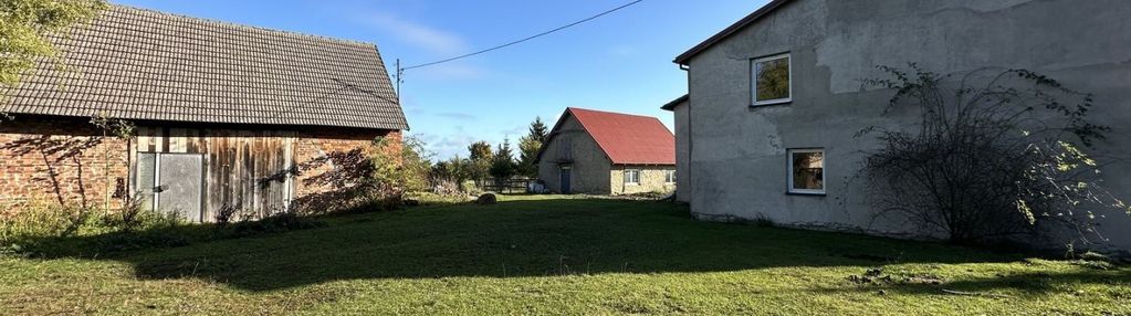 2 domy do wykończenia i stodoła. kraszów.