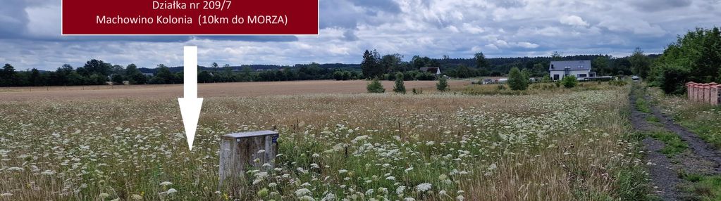 Działka z warunkami zabud/ 10km od morza machowino