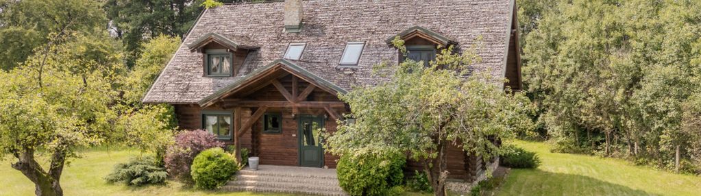 Ostrowy nad okszą dom z bali