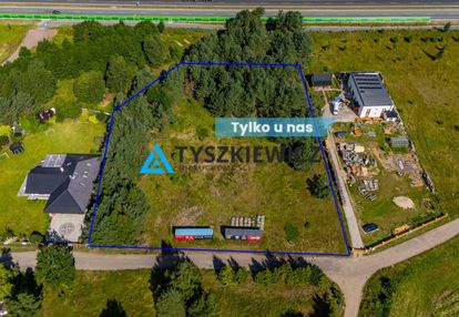 Działka obok lasu w dolinie słupi 7000m2