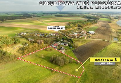 Na sprzedaż urokliwa działka w dolinie warty