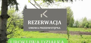 Działka budowlana z prywatną drogą dojazdową!