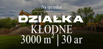 Działka z warunkami zabudowy kłodne