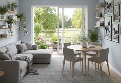 Trzypokojowe mieszkanie na ursynowie, dużo zieleni