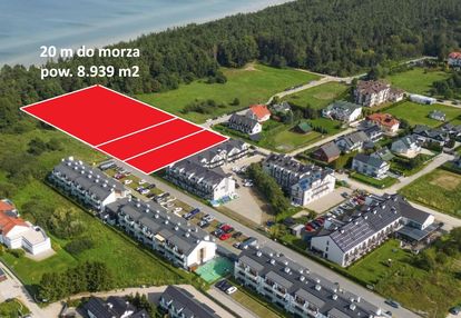 Grzybowo działka dla dewelopera, inwestora 20 m od morza.