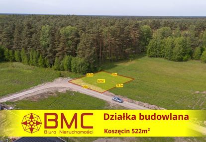 Działka budowlana pod samym lasem 522m2 koszęcin