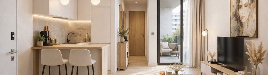 ✨ stylowe studio z loggią | funkcjonalny układ | 2