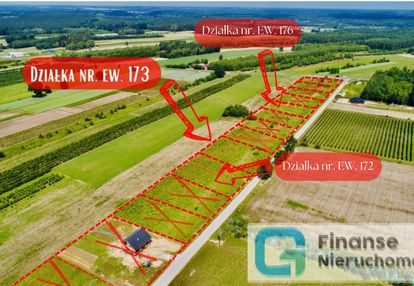 3 działki budowlane w lesiewie