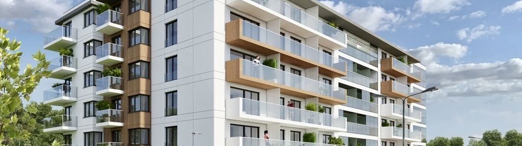50.85m2, trzy pokoje, dwa balkony.