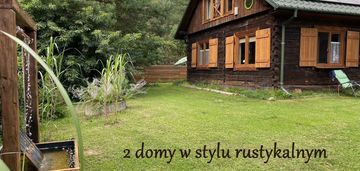 Siedlisko - 2 domy z bali, tuż pod lasem
