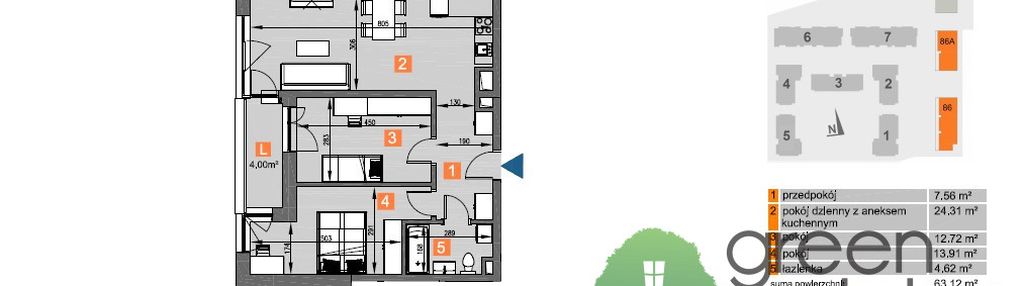 ✅3 pokoje✅ balkon✅ 0%✅zachód ✅ klucze wrzesień