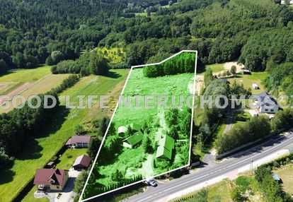 Działka 1,3 ha, wz dom 500m2, piekny widok
