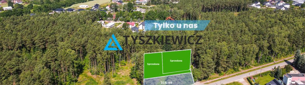 Działka mieszkaniowa z własnym lasem chwaszczyno