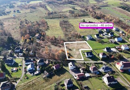 Duża działka budowlana, cicha okolica
